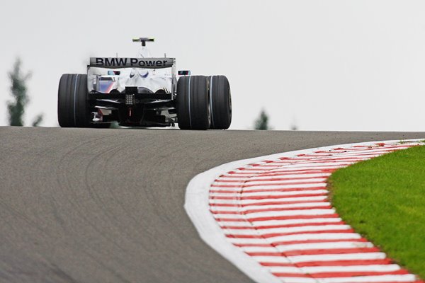 Robert Kubica Poland Belgian Formula One Grand Prix Practice 2008