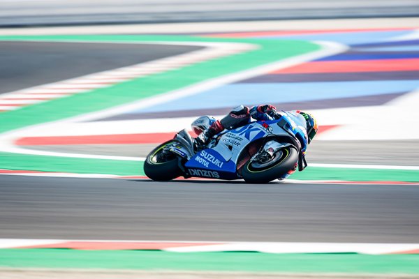 Alex Rins Spain Team Suzuki MotoGP Testing Misano Adriatico 2020
