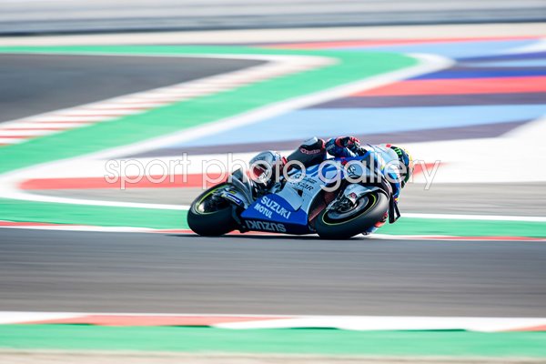 Alex Rins Spain Team Suzuki MotoGP Testing Misano Adriatico 2020