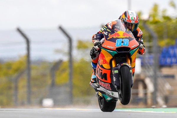 Jorge Martin of Spain Red Bull KTM MotoGP of France Le Mans 2020