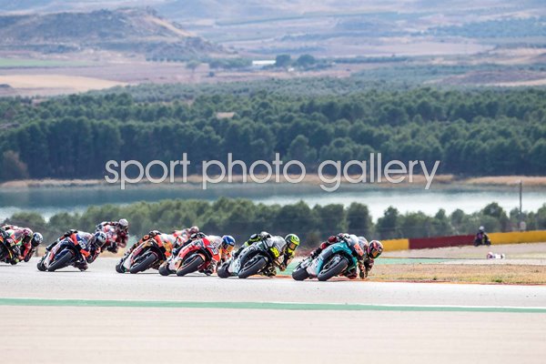 Fabio Quartararo Petronas Yamaha SRT leads MotoGP of Teruel Alcaniz 2020