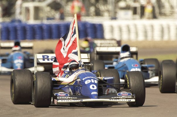 Damon Hill Great Britian wins British Grand Prix Silverstone 1994