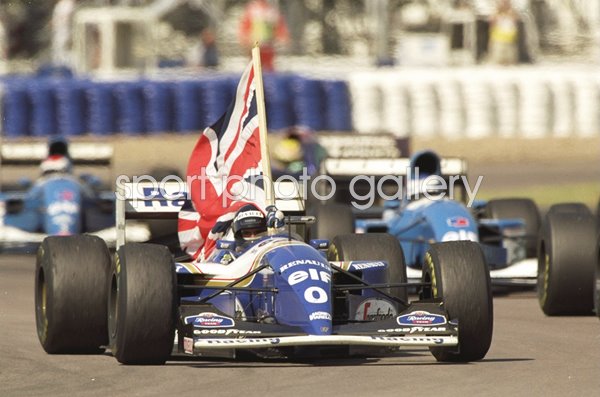 Damon Hill Great Britian wins British Grand Prix Silverstone 1994