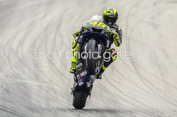 Valentino Rossi Italy Wheelie MotoGp of Spain 2019