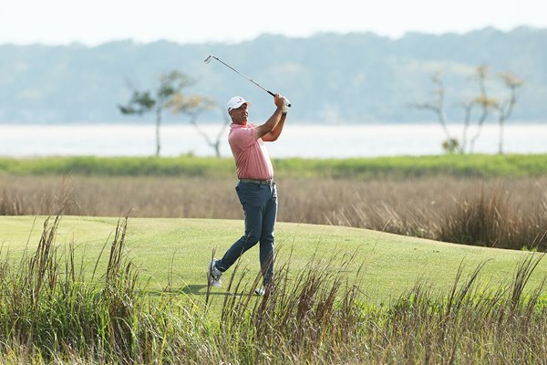 Stewart Cink 18th hole RBC Heritage Harbour Town Hilton Head Island 2021