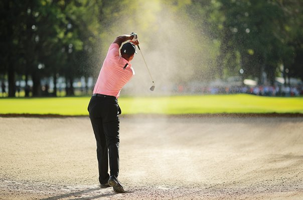 Tiger Woods Miracle Fairway Bunker Shot WGC Mexico 2019