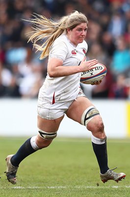 Poppy Cleall England attacks v Wales Women's Six Nations 2020