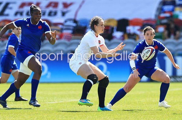 Emily Scarratt England v France Women's Six Nations 2021