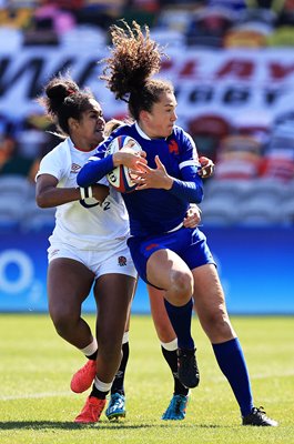 Caroline Drouin France v England Women's Six Nations London 2021