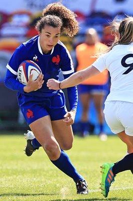 Caroline Drouin France v England Women's Six Nations 2021