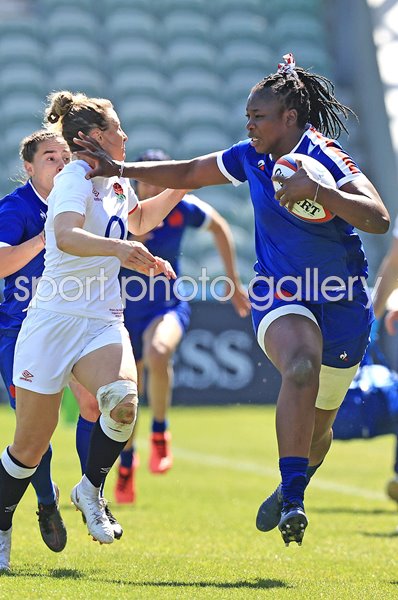 Madoussou Fall France v England Women's Six Nations 2021