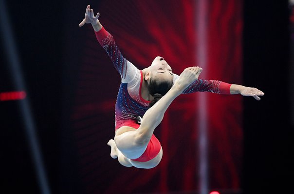 Jessica Gadirova Great Britain Floor European Gymnastics Switzerland 2021