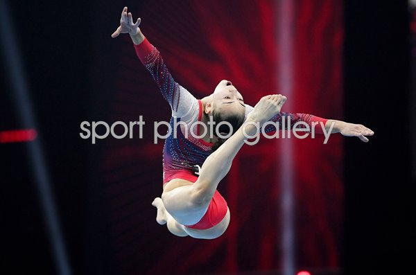 Jessica Gadirova Great Britain Floor European Gymnastics Switzerland 2021