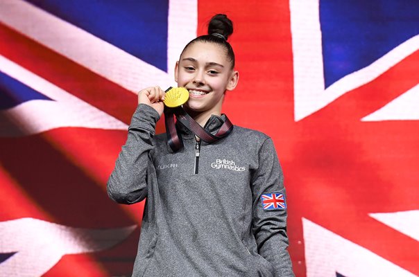 Jessica Gadirova Great Britain Gold European Gymnastics Basel 2021