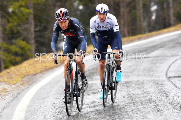 Geraint Thomas leads Michael Woods Tour De Romandie 2021 