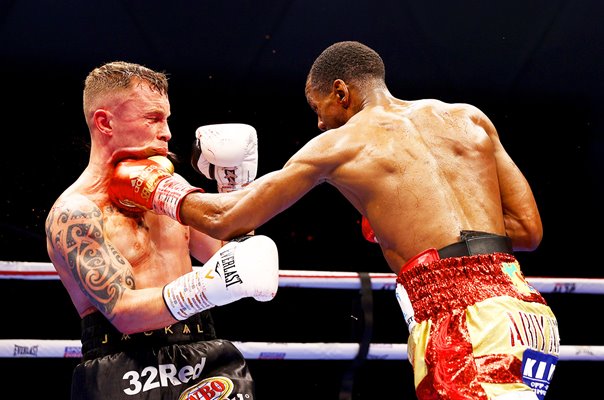 Jamel Herring beats Carl Frampton Super Featherweight Fight Dubai 2021