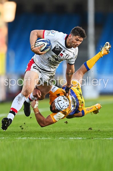 Xavier Mignot Lyon v Tom O'Flaherty Exeter Chiefs Champions Cup 2021