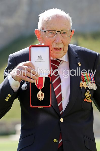 Captain Sir Thomas Moore Knighthood Ceremony Windsor Castle 2020