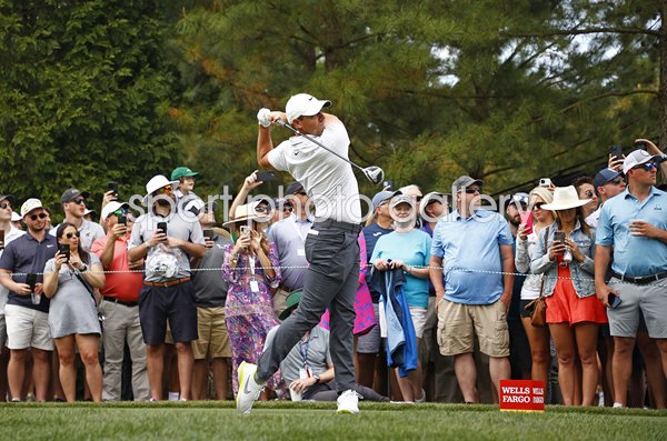 Rory McIlroy Northern Ireland Tee Shot Quail Hollow North Carolina 2021