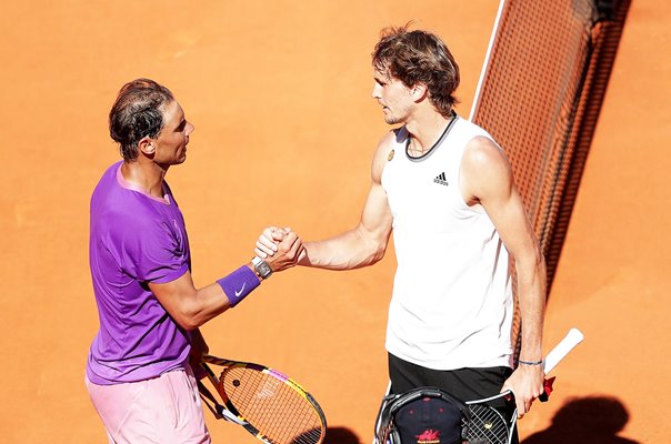 Alexander Zverev Germany beats Rafael Nadal Madrid 2021