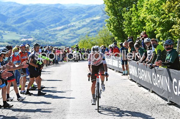 Andrea Vendrame Italy attacks Stage 12 Giro d'Italia 2021 