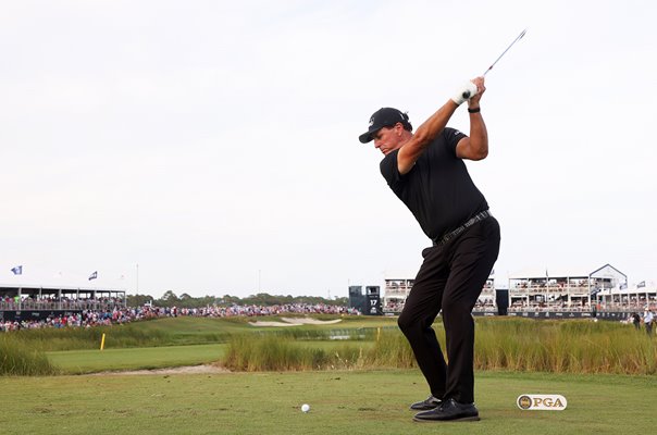 Phil Mickelson USA 17th Hole Round 3 USPGA Kiawah Island 2021