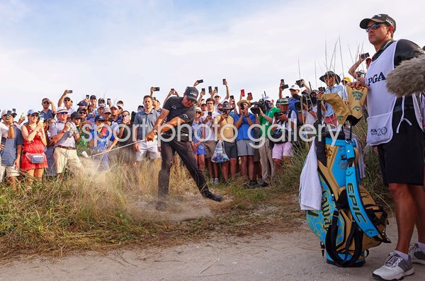 Phil Mickelson USA Trouble 16th Hole Round 3 USPGA Kiawah Island 2021