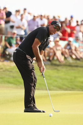 Phil Mickelson USA putting Round 3 USPGA Championship 2021