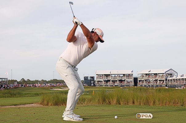 Brooks Koepka USA 17th Tee USPGA Championship Kiawah Island 2021