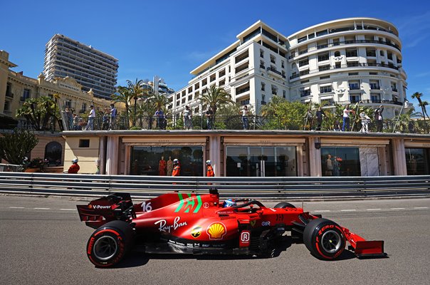Charles Leclerc Ferrari Monaco F1 Grand Prix Practice 2021