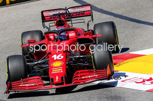 Charles Leclerc Ferrari Monaco Grand Prix Practice 2021