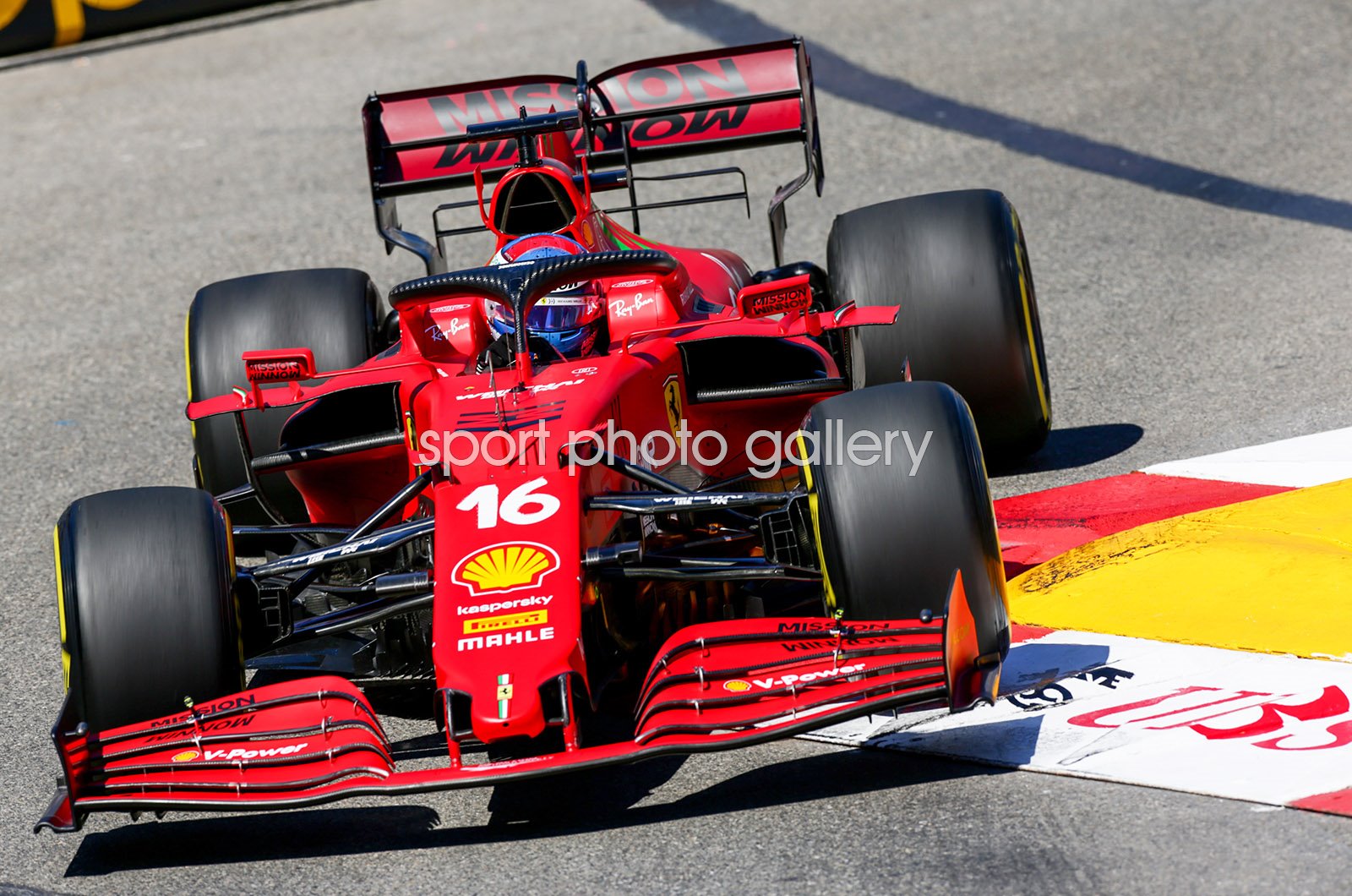 Ferrari F1 Racing Car - Charles Leclerc 2021 - Canvas