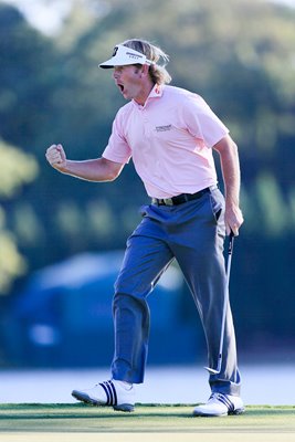 Brandt Snedeker celebrates Fed Ex Series win 2012