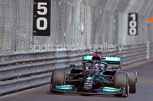 Lewis Hamilton Great Britain & Mercedes Monaco Grand Prix 2021