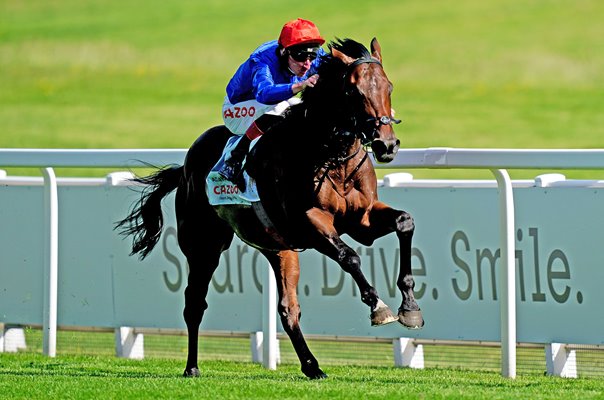 Adayar ridden by jockey Adam Kirby wins The Derby Epsom Races 2021