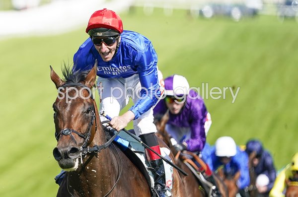 Adam Kirby celebrates win on Adayar The Derby Epsom Races 2021