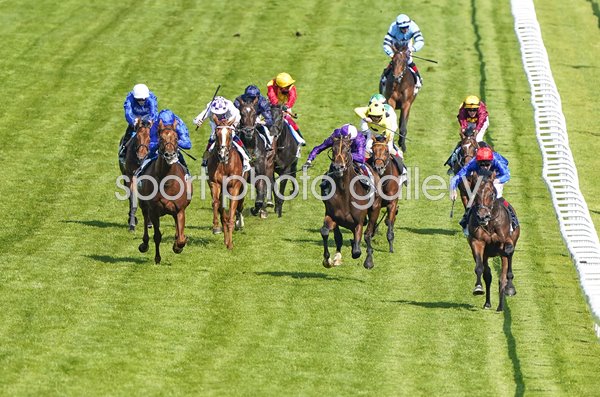 Adam Kirby riding Adayar win The Derby Epsom Races 2021