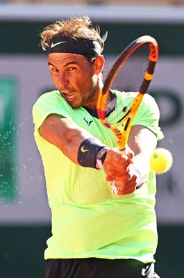 Rafael Nadal Spain forehand French Open Roland Garros 2021