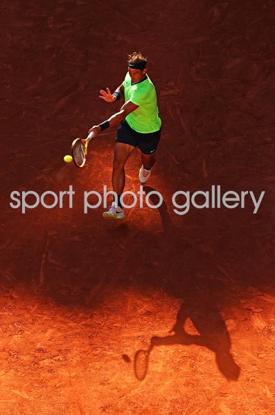 Rafael Nadal Spain forehand French Open Roland Garros 2021