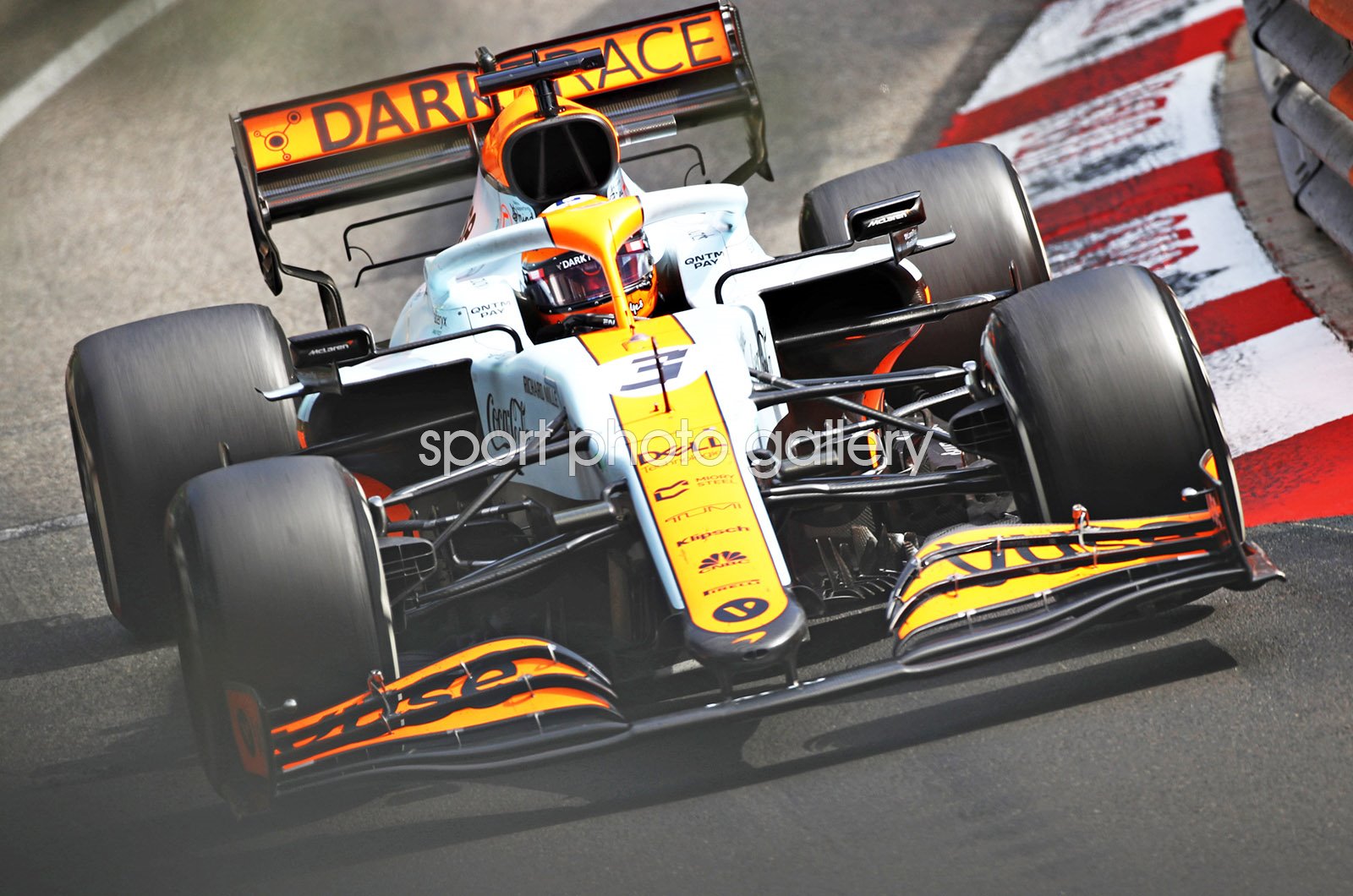 2021 Monaco Grand Prix McLaren Formula1 Poster