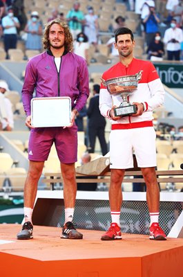 Novak Djokovic & Stefanos Tsitsipas French Open Finalists 2021