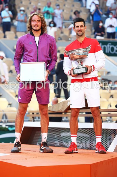 Novak Djokovic & Stefanos Tsitsipas French Open Finalists 2021