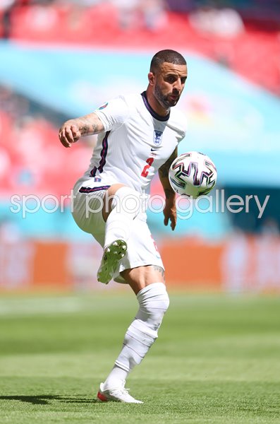 Kyle Walker England v Croatia Wembley Euro 2020 