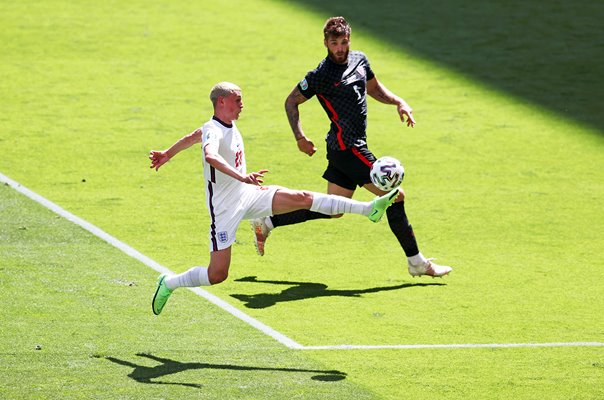 Phil Foden England in control v Croatia Wembley Euro 2020 