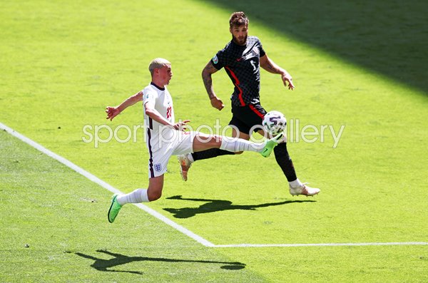 Phil Foden England in control v Croatia Wembley Euro 2020 