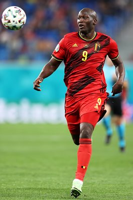 Romelu Lukaku Belgium v Russia Euro 2020