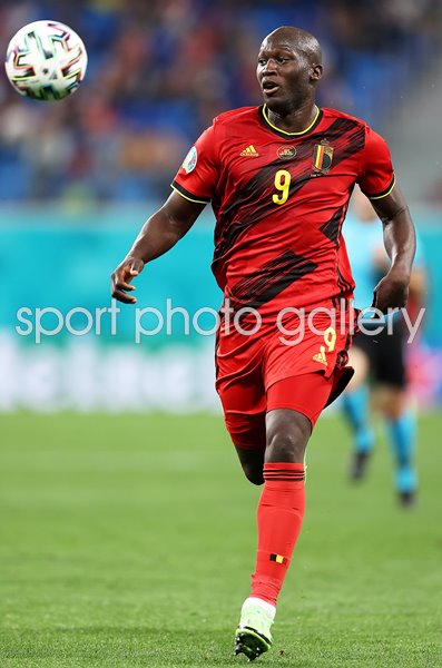 Romelu Lukaku Belgium v Russia Euro 2020