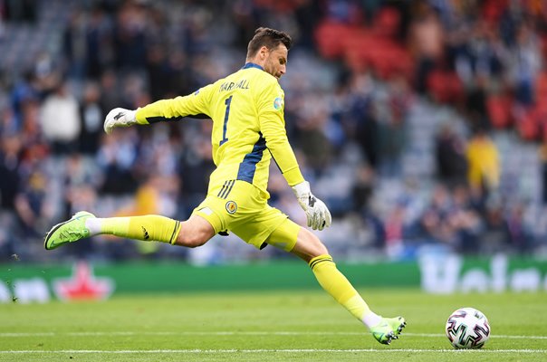 David Marshall Scotland Goalkeeper v Czech Republic Euro 2020