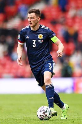 Andrew Robertson Scotland v Czech Republic Glasgow Euro 2020 