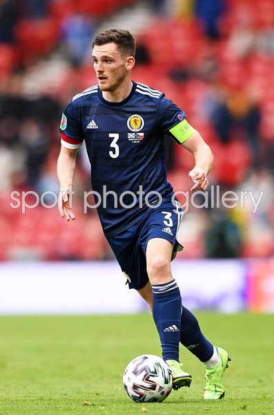 Andrew Robertson Scotland v Czech Republic Glasgow Euro 2020 